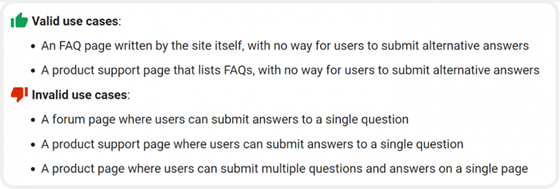 FAQ Schema Guidelines