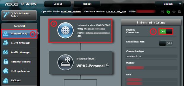 Router reconnect process for requesting a different public IP address